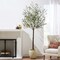 Best Choice Products Artificial Olive Tree, Lifelike Faux Tree, Home Accent Décor w/ Planter Pot, Realistic Trunk
